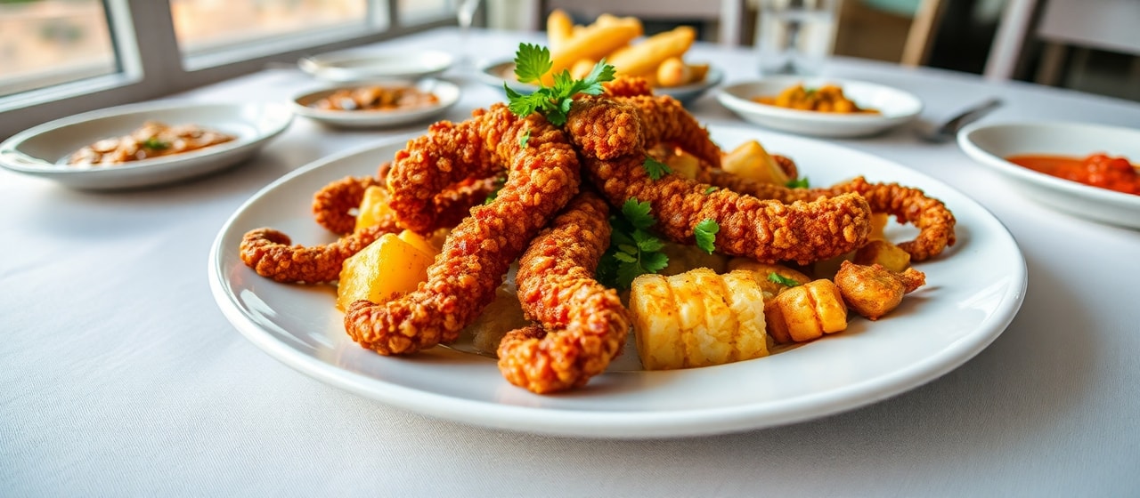 Gauteng Grips (Deep-Fried Spiced Octopus)