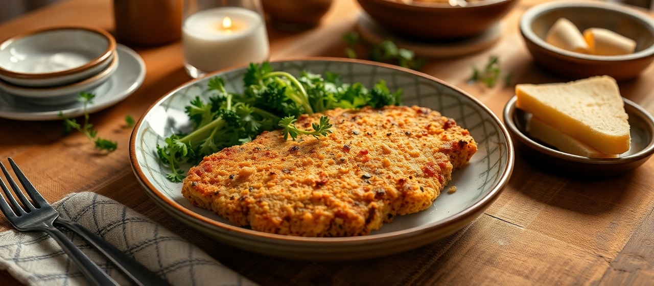 Gebratener Tempeh "Schnitzel"