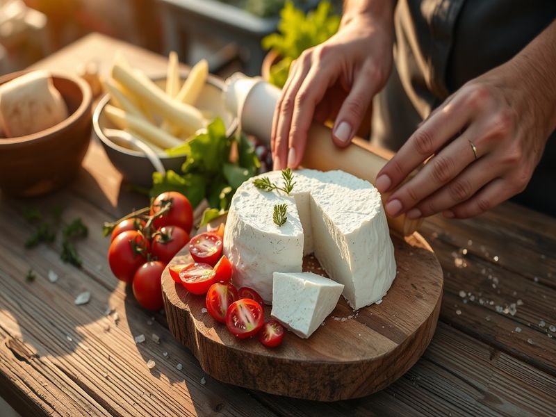 Gemista me Krema Feta