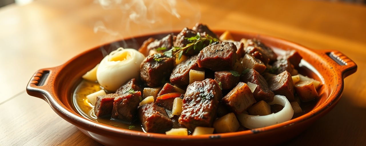 Georgian Sumac Lamb and Quince Clay Pot