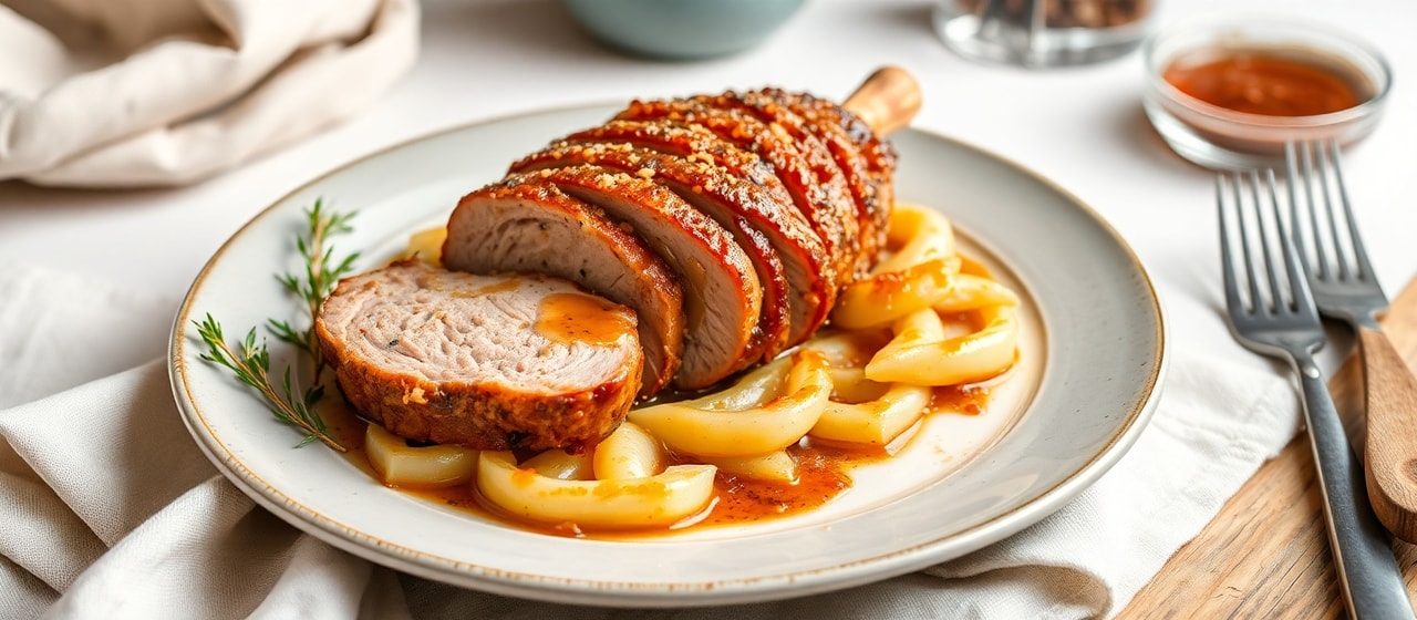 Gepökelte Tamarinden-Rauchschweinelende