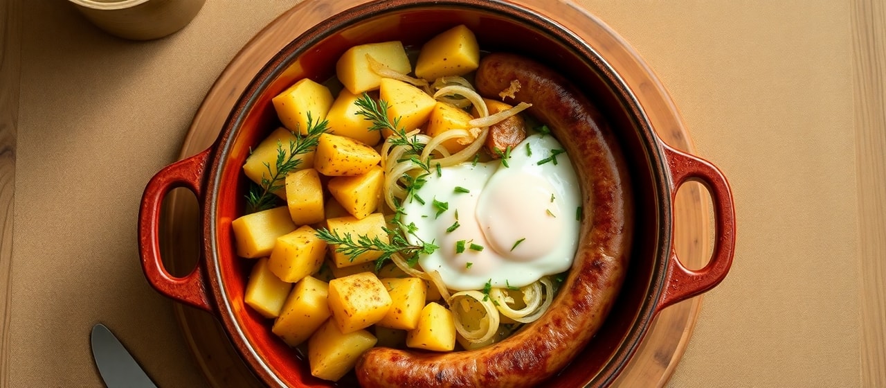 German Clay Pot Farmers' Breakfast with Galangal
