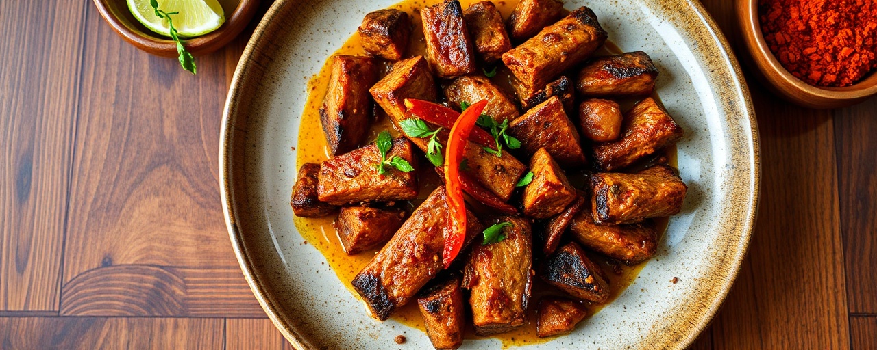 Goan Chili-Garlic Flash-Fried Short Ribs