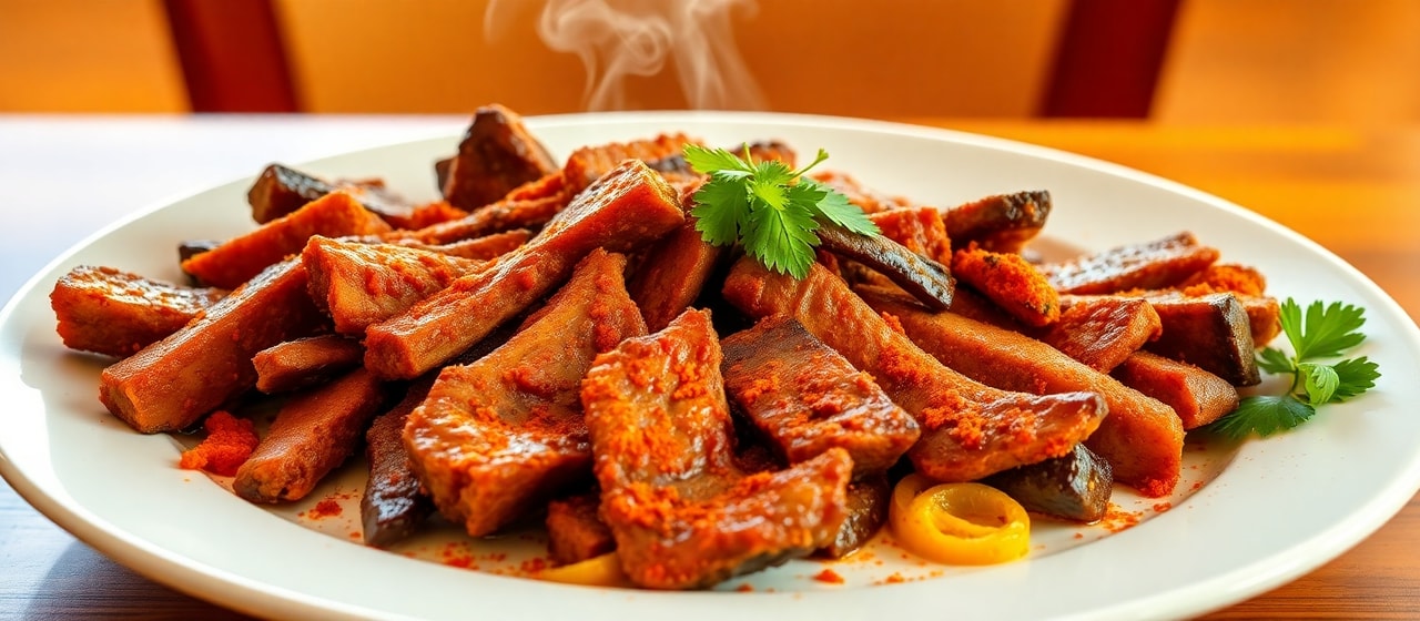 Goan Chili-Garlic Flash-Fried Short Ribs