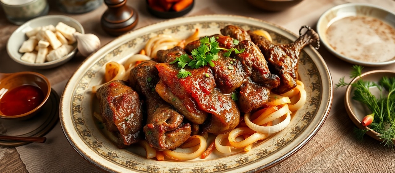 Gochujang-Kissed Uzbek Lamb Shashlik