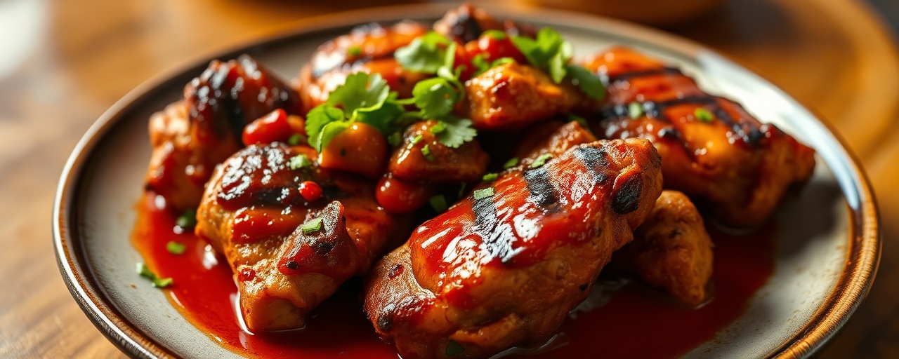 Gochujang-Marinated Thai Charcoal Grilled Chicken