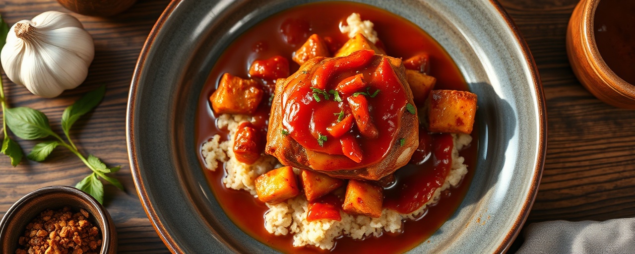 Gochujang Mtsvadi with Spicy Georgian Marinade