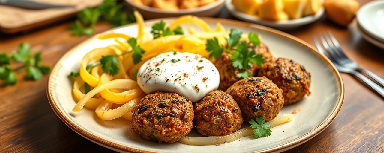 Grilled Chipotle-Spiced Kofta with Sumac Yogurt