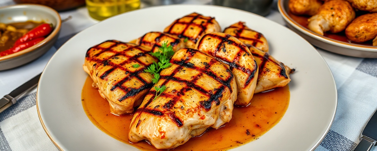 Grilled Portuguese Peri-Chipotle Chicken