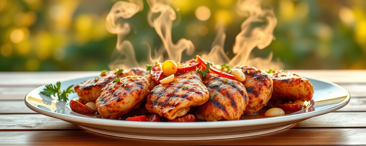 Grilled Portuguese Peri-Chipotle Chicken