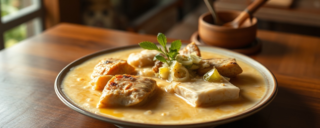 Gulai Ikan Tongkol Santan Tanah Liat