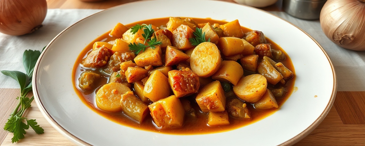 Gulasz z Jackfruita po Polsku (Polish Braised Jackfruit Stew)