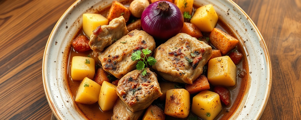 Hoirino kai Kotopoulo Psito sto Tsikali