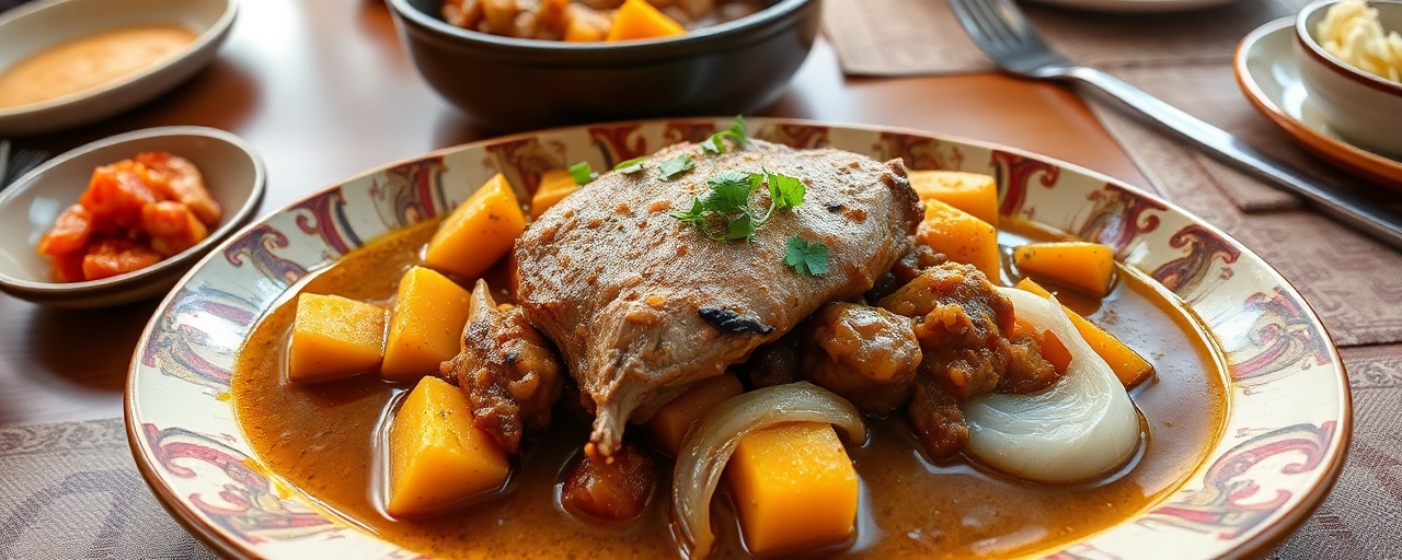 Hulu Pua'a me Pala 'ai Ula Clay Pot Stew