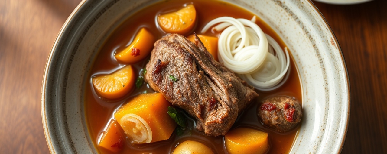 Hulu Pua'a me Pala 'ai Ula Clay Pot Stew