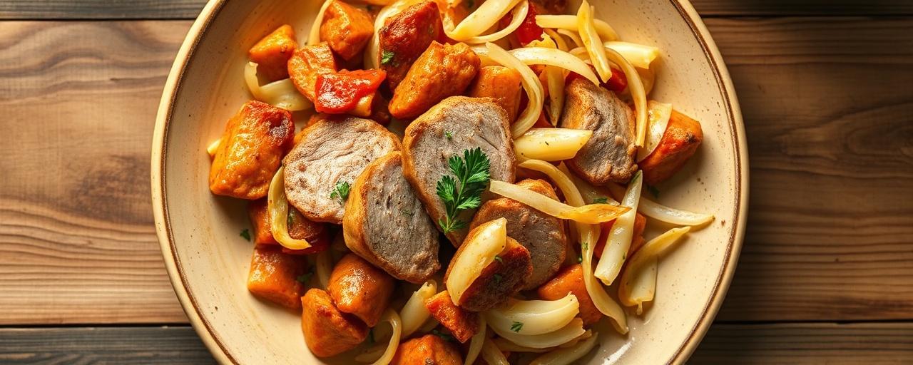 Hungarian Paprika Pork Stir-fry with Star Anise
