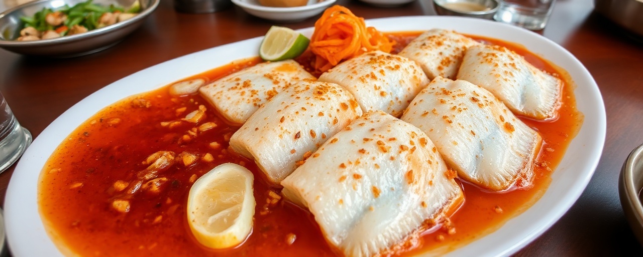 Ikan Poached Sumac Asam