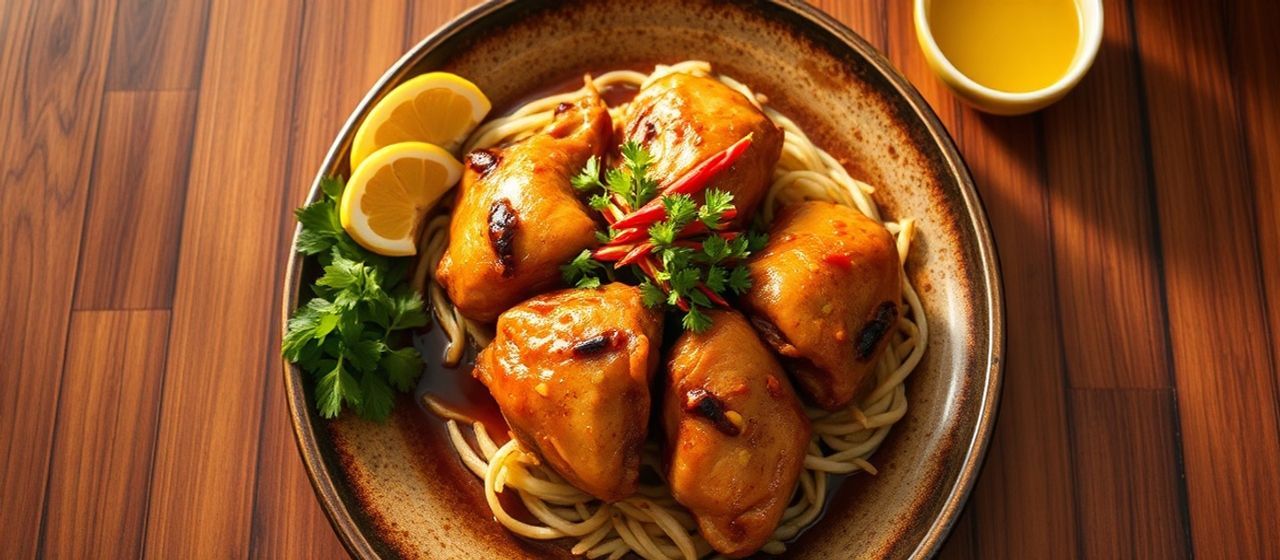 Inihaw na Manok sa Kardamono at Calamansi