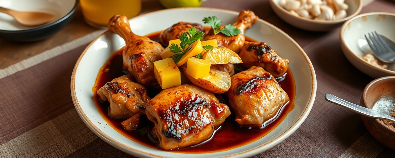 Inihaw na Manok sa Kardamono at Calamansi