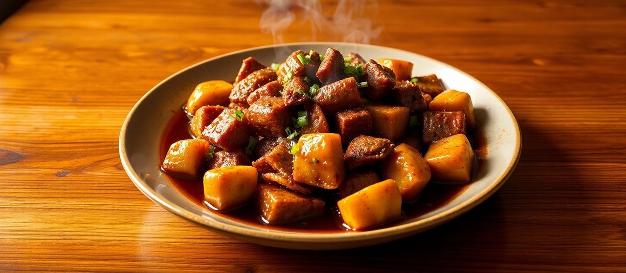 Inihaw na Tempeh with Calamansi-Atsuete Glaze