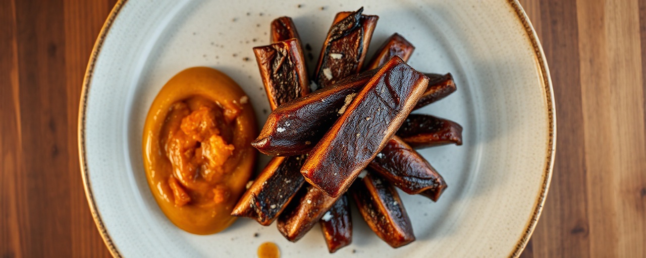 Jackfruit Biltong Sosaties with Cape Chutney
