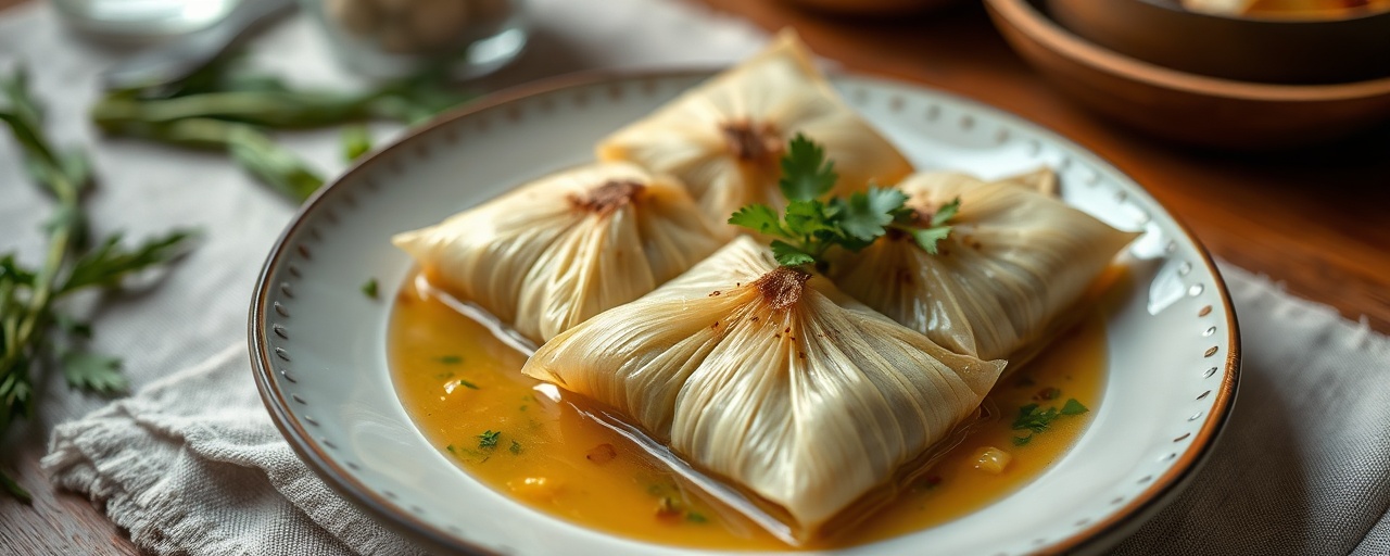 Jackfruit Hojas de Maíz Parcels
