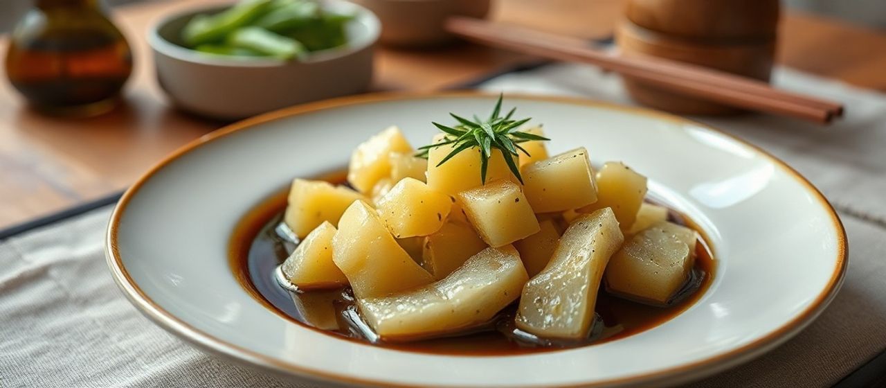 Jakufurūtsu Mizuni (Poached Jackfruit)