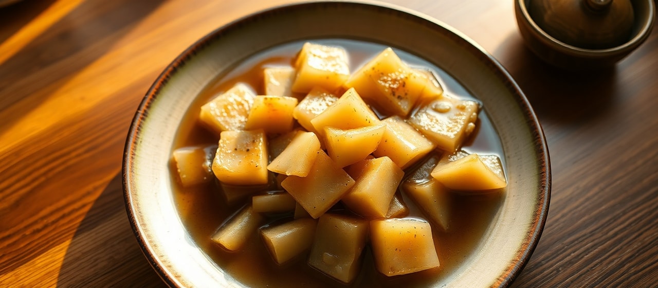 Jakufurūtsu Mizuni (Poached Jackfruit)