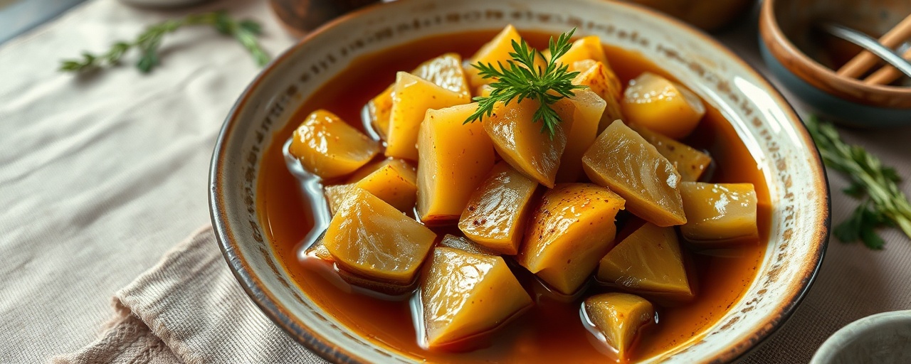 Jakufurūtsu Mizuni (Poached Jackfruit)