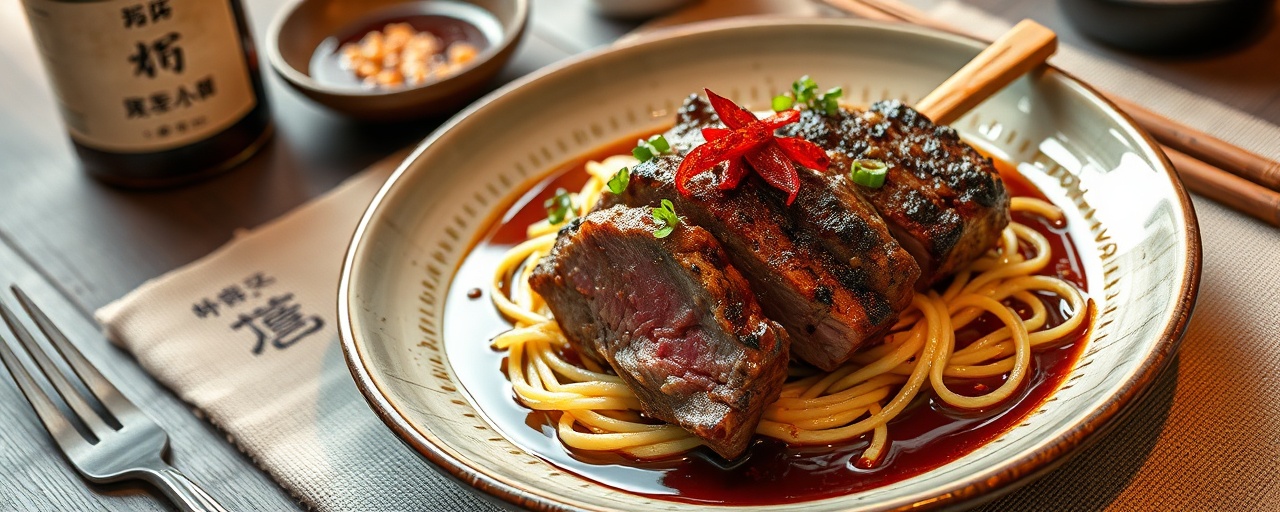 Japanese Pan-Seared Lamb Shank Tataki with Sansho Pepper