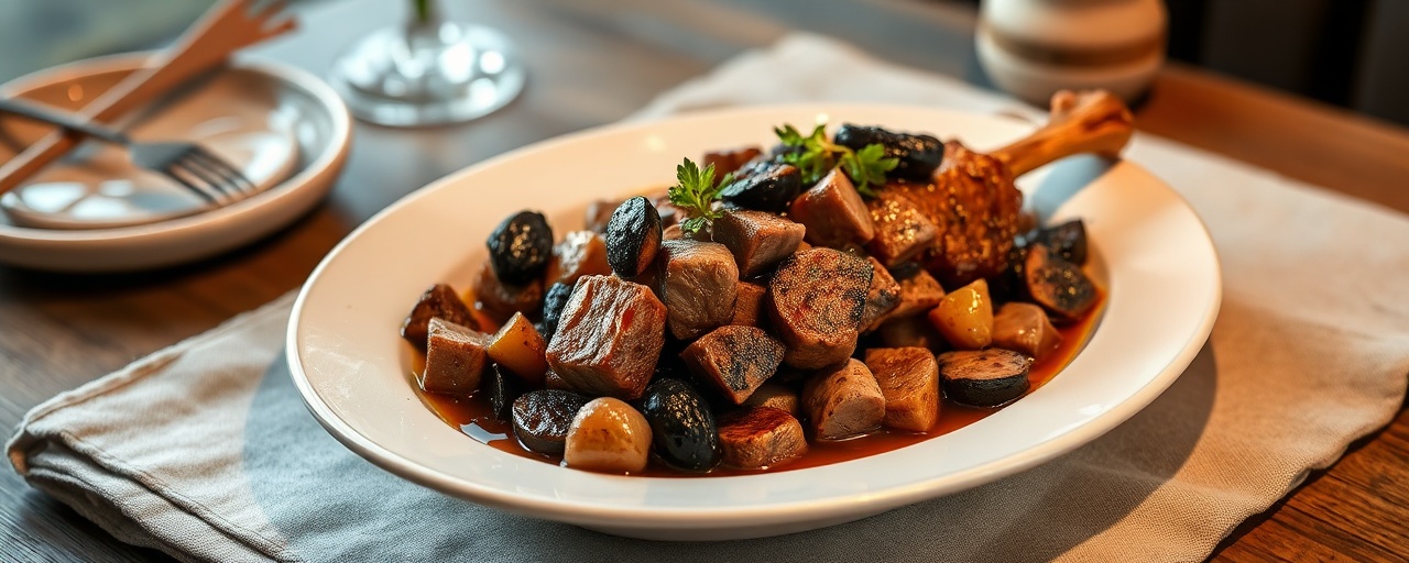 Kara Sarımsaklı Kuzu Şiş (Black Garlic Lamb Shish)