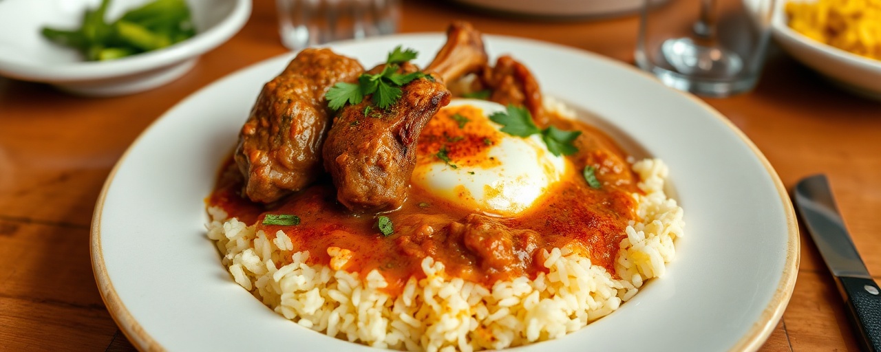 Kashmiri Rogan Josh with Saffron Rice
