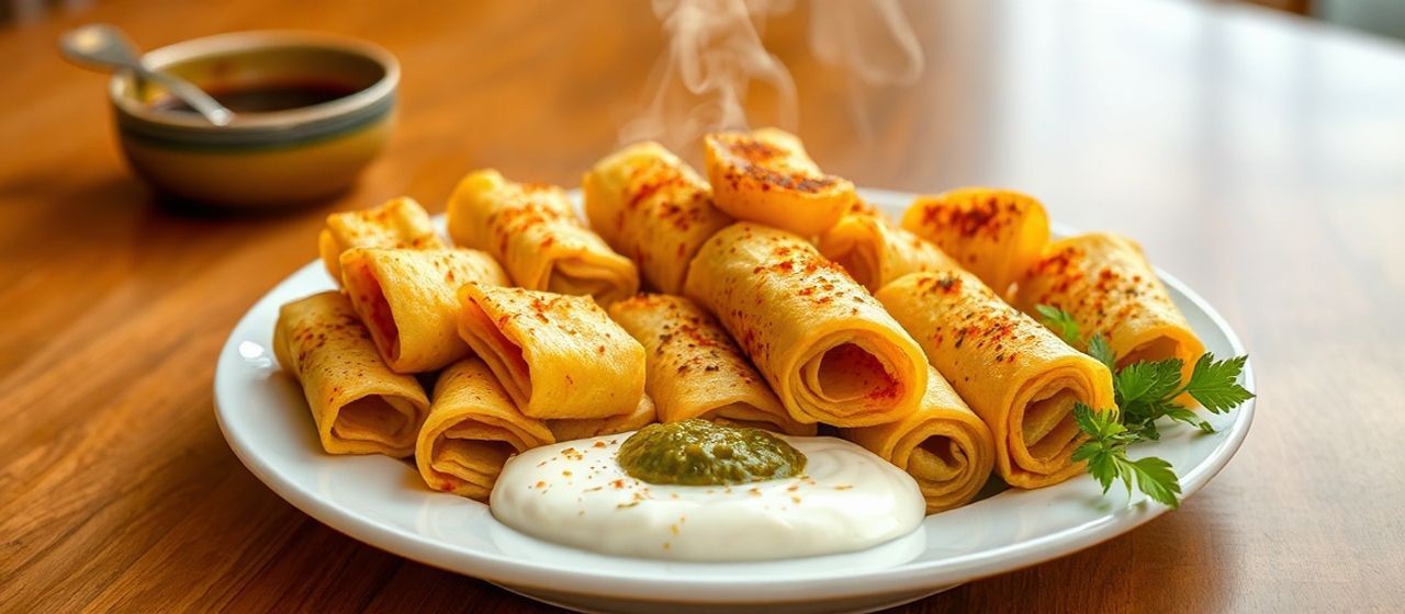 Khandvi (Gujarati Savory Rolls)