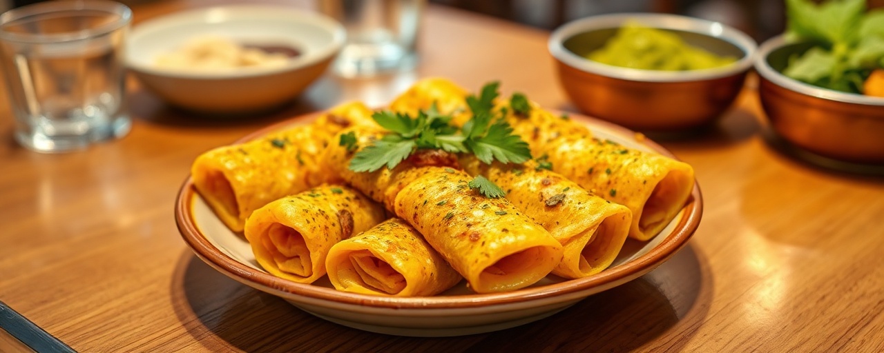 Khandvi (Gujarati Savory Rolls)