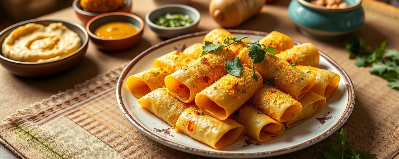 Khandvi (Gujarati Savory Rolls)