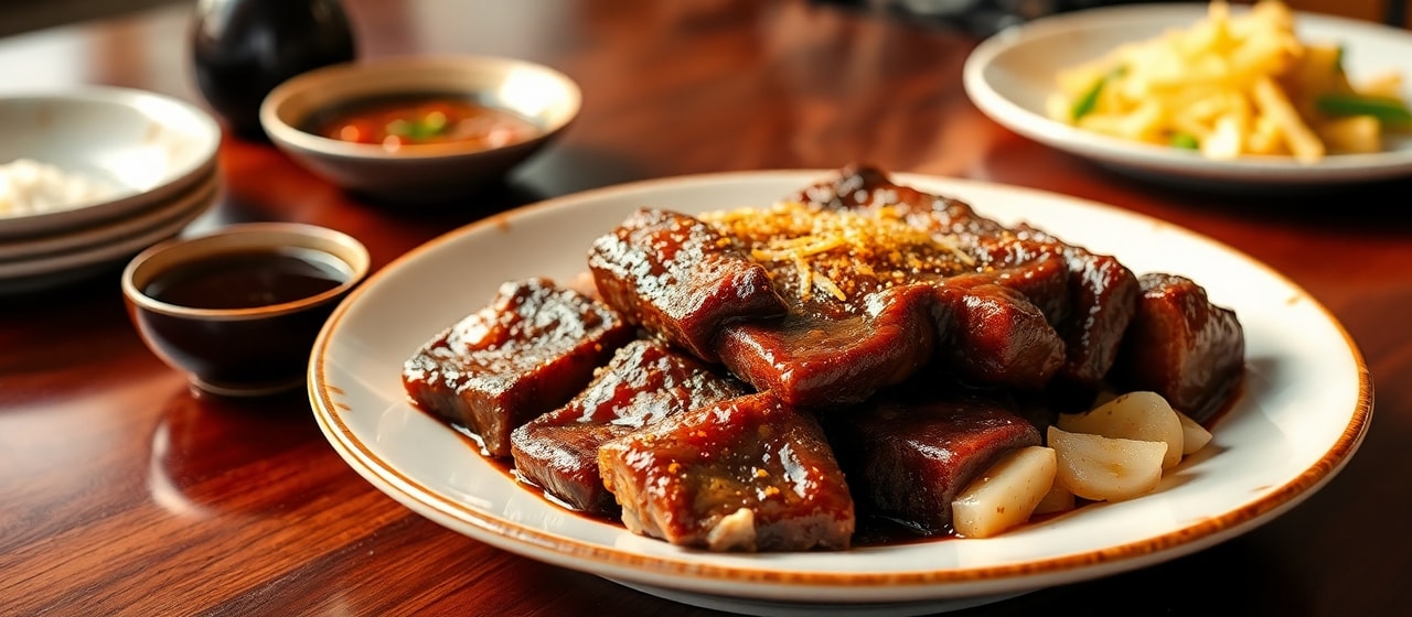 Korean Cured Soy-Garlic Short Ribs (Jang-yeon Galbi)