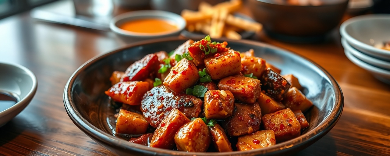 Korean Spicy Pork Belly Stir-fry (Jeyuk Bokkeum)