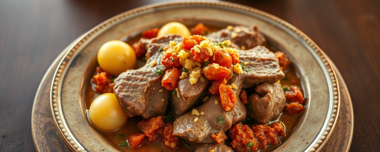Lahm El-Fakhar bel Tahini (Clay Pot Lamb with Tahini)