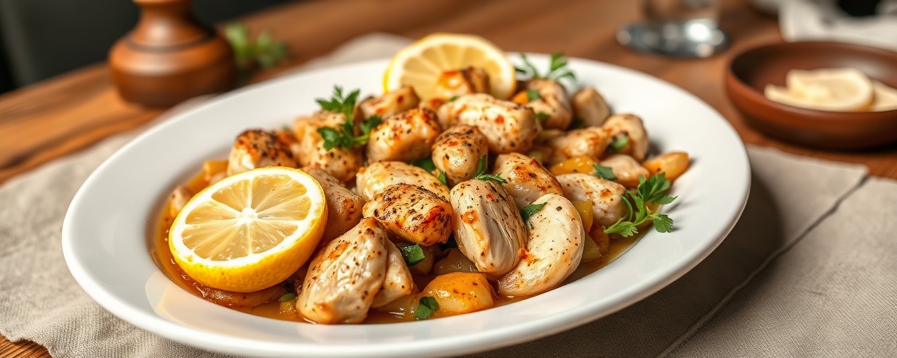 Lebanese Chicken and Galangal Stir-Fry