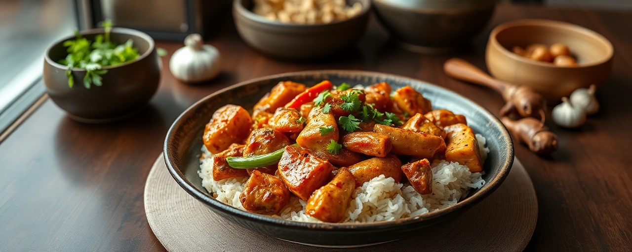 Lemongrass Gochujang Chicken Stir-fry