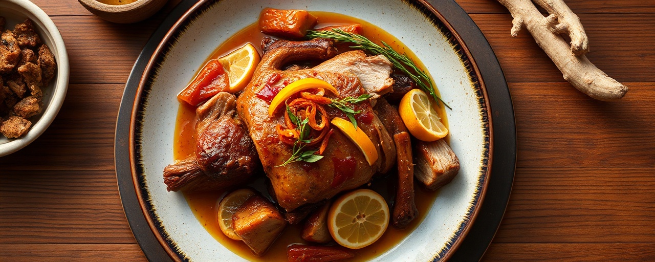 Lemongrass & Tangerine Peel Braised Duck