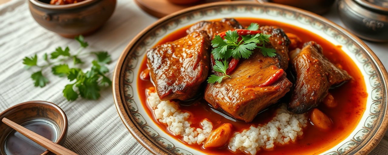 Maeun Ori Dolsot-jjim (Spicy Clay Pot Braised Duck)