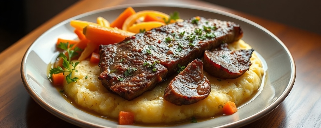 Maiale Brasato al Lemongrass con Polenta Cremosa