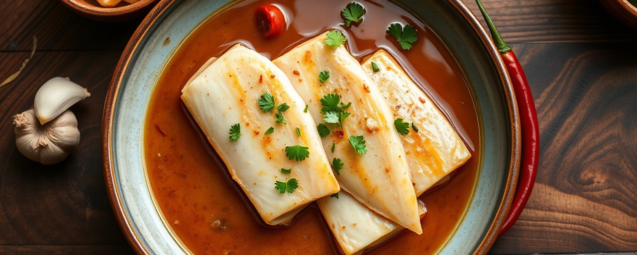 Malaysian Steamed Tilapia with Ginger-Star Anise Sauce