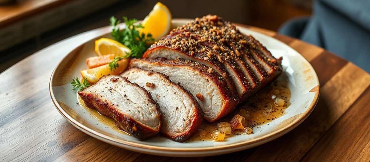 Maple-Galangal Cured Pork Belly