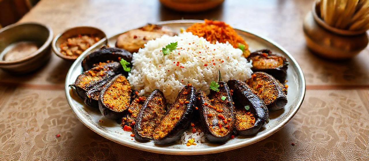 Masaledar Kathirikkai Varuval (Spiced Flash-Fried Baby Eggplant)