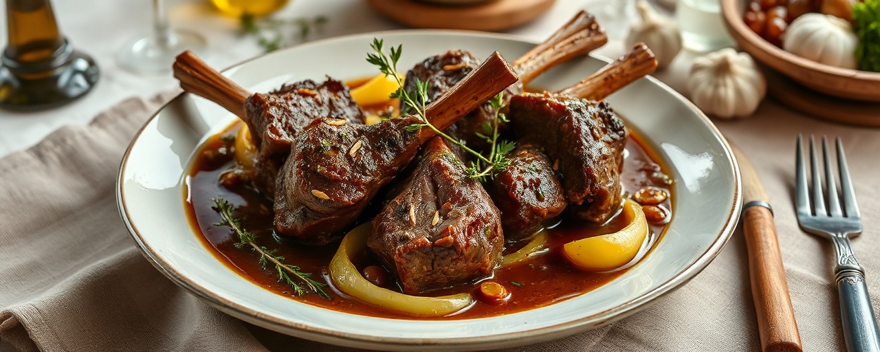 Mediterranean Braised Lamb with Fennel and Star Anise