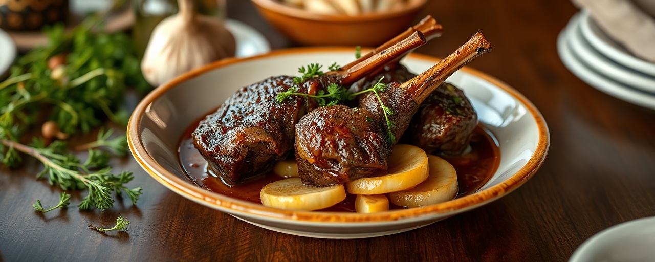 Mediterranean Braised Lamb with Fennel and Star Anise