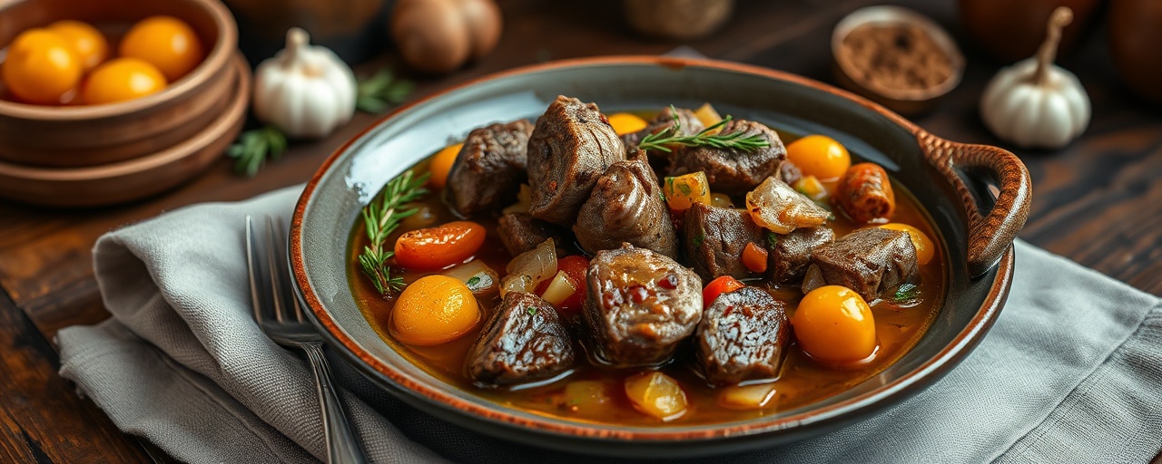 Mediterranean Clay Pot Lamb Stew with Cardamom and Apricots