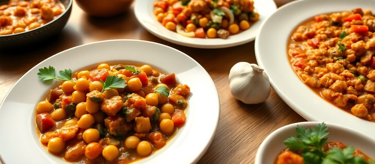 Mediterranean Jackfruit & Chickpea Stew
